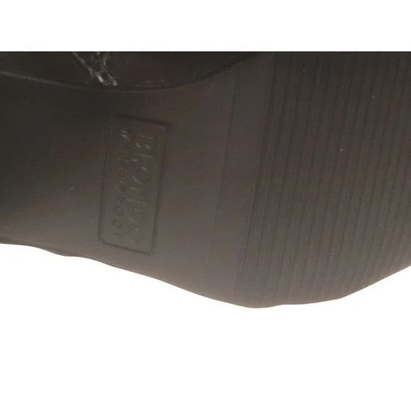 NEW SIZE 6.5 NO BOX Blondo Silvanna Tall Boots Black Leather Block Heel Stretch - Picture 6 of 8